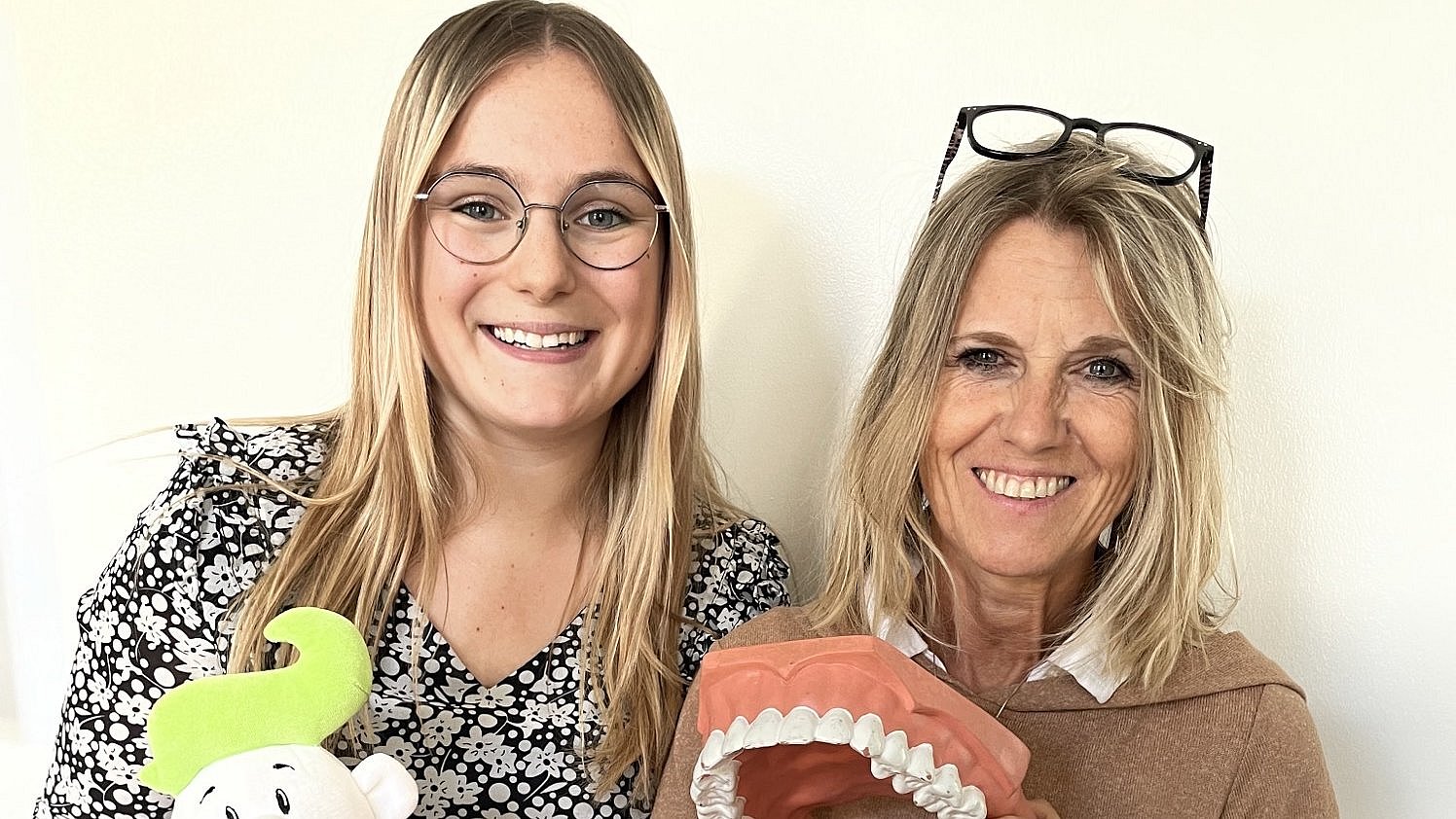 Fabienne und Charlotte unsere beiden Zahnffen